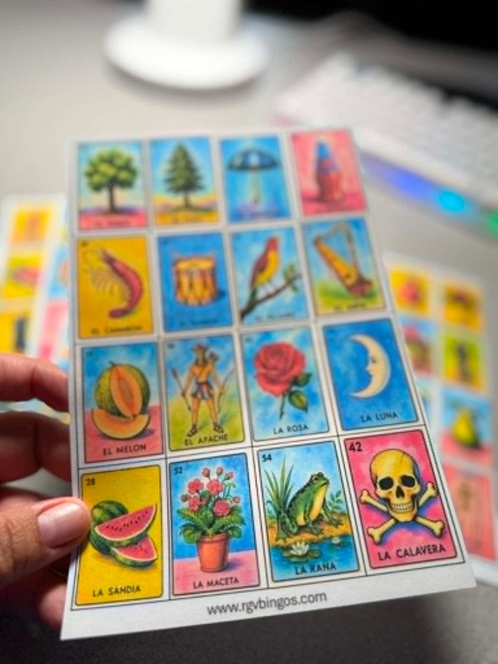 200 Modern Mexican Lotería Cards – Digital Download - NO Repeats! Todas Diferentes.