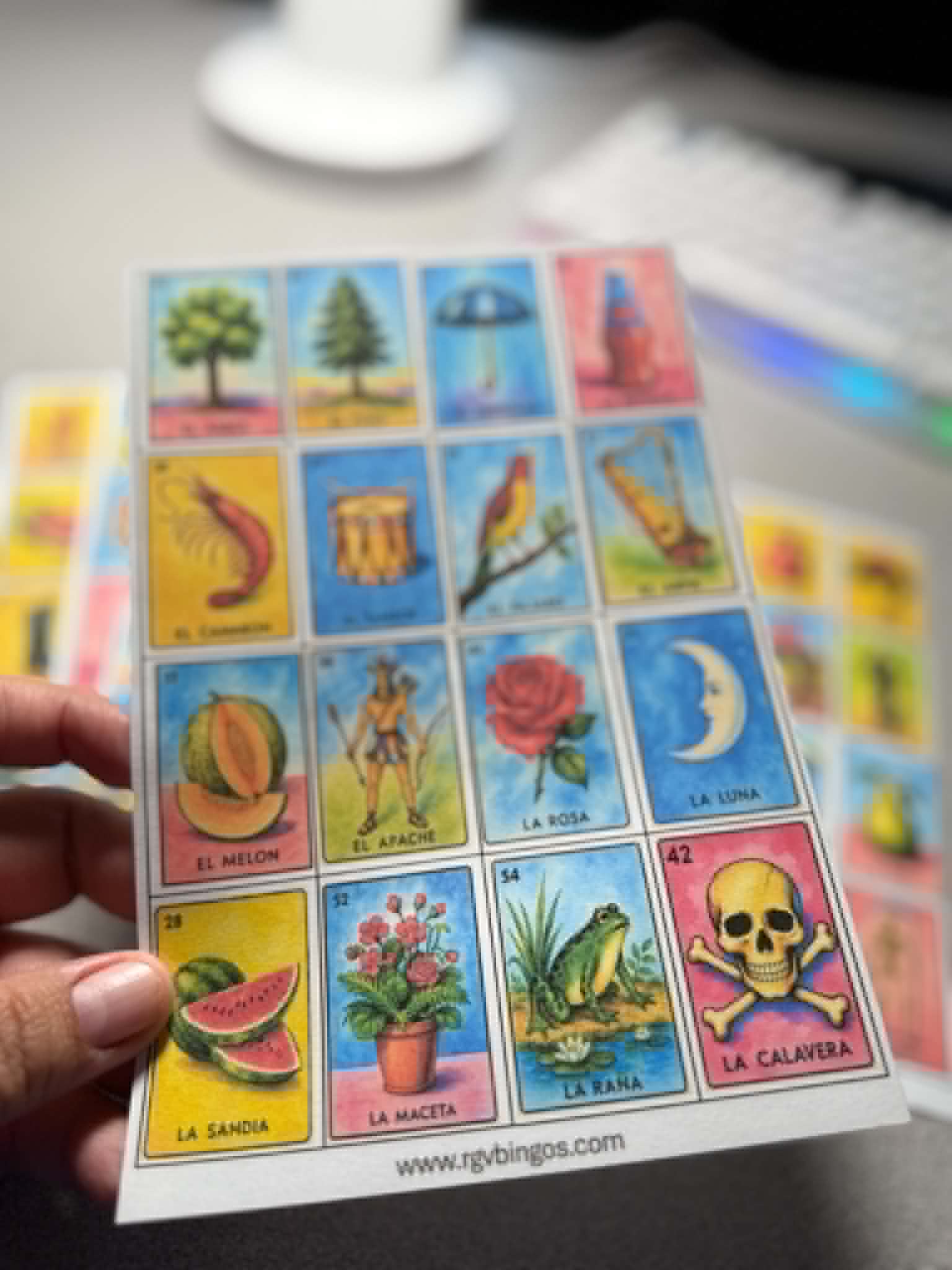 200 Modern Mexican Lotería Cards – Digital Download - NO Repeats! Todas Diferentes.