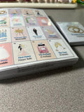 Printed Bilingual Bridal Shower Bingo with Calling Cards, NO REPEATS!!!