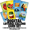 DIGITAL Calling Card Deck coordinates perfectly with our modern Lotería playing cards. (2 file sizes)