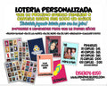 Custom Loteria Game-Printed, Laminated, cut and ready to play! Approximate size 5x7