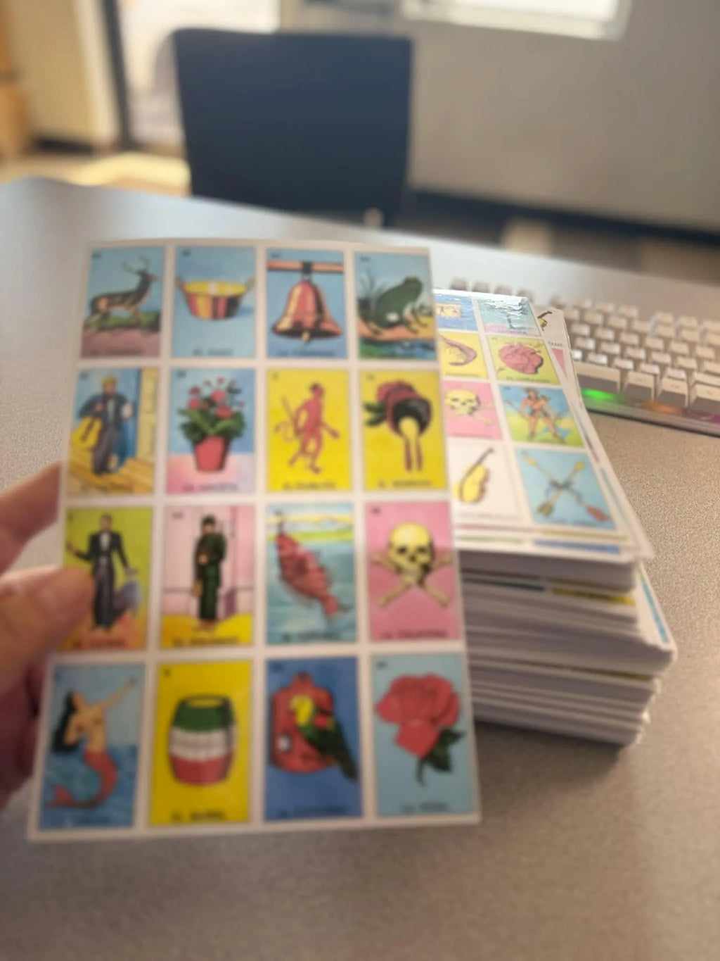 500 Printable Loteria Cards 4x4 All Different Cards, No Repeats! Todas Diferentes! DIGITAL FILE