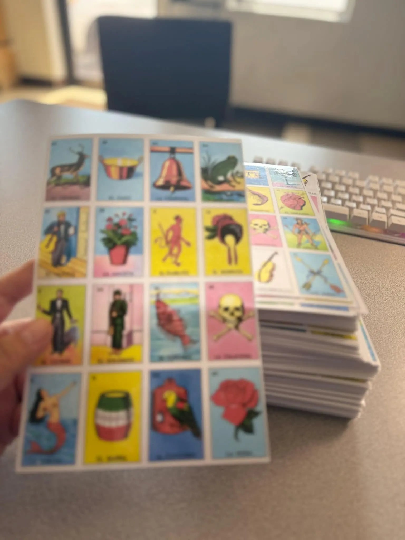 500 Printable Loteria Cards 4x4 All Different Cards, No Repeats! Todas Diferentes! DIGITAL FILE